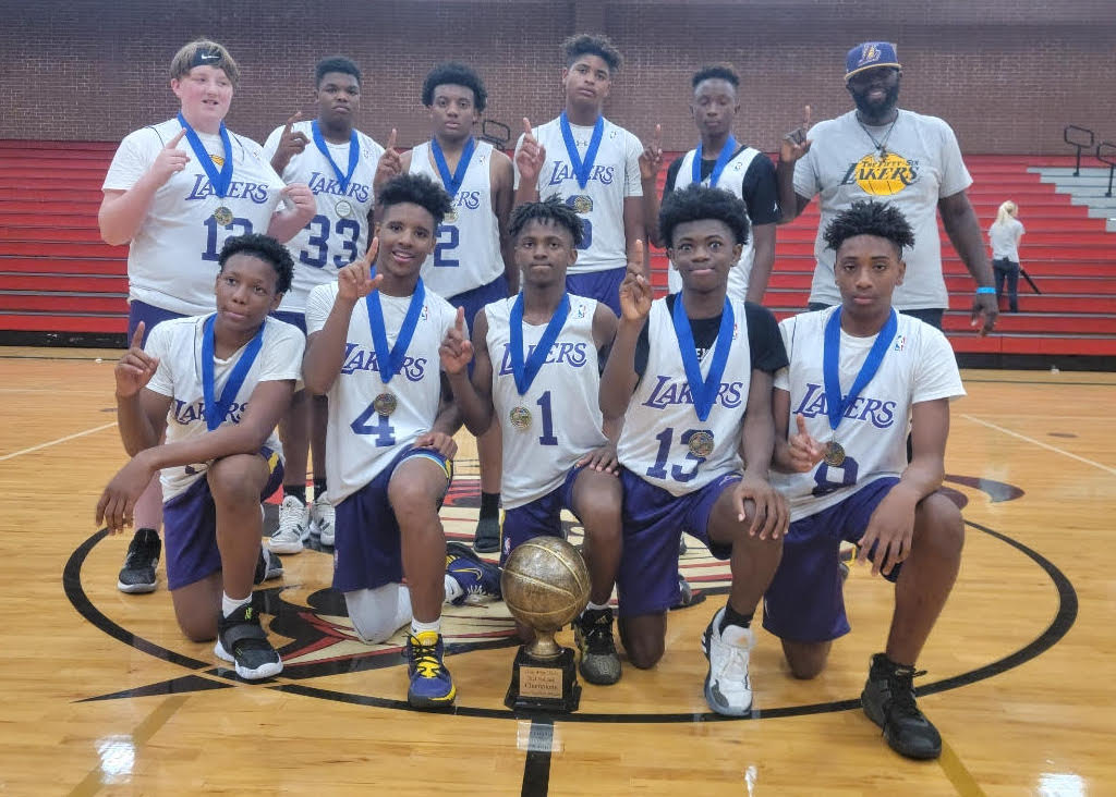 Fifty-Six Lakers champions of 8th grade division in HoopPlay USA Nationals