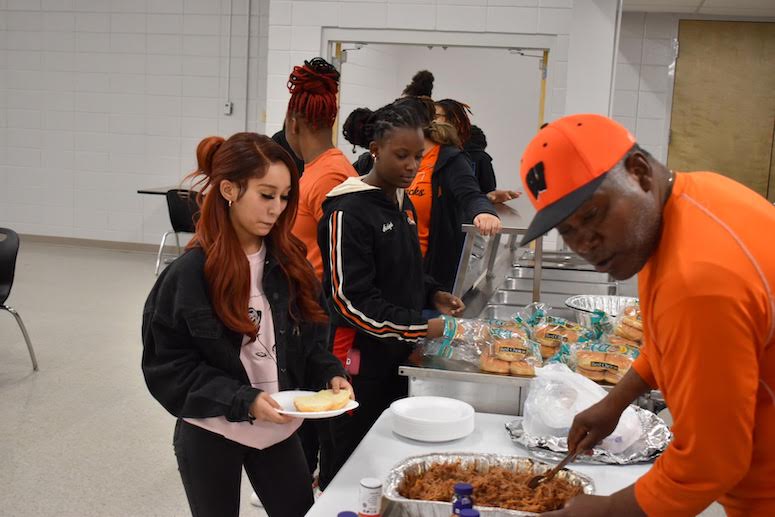 Lady Jacks served pregame meal ahead of LR Mills game