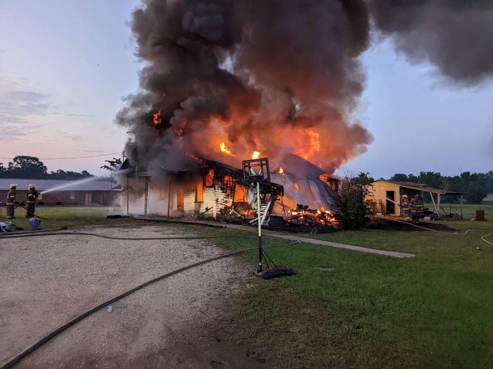 Home destroyed in Sunday morning fire