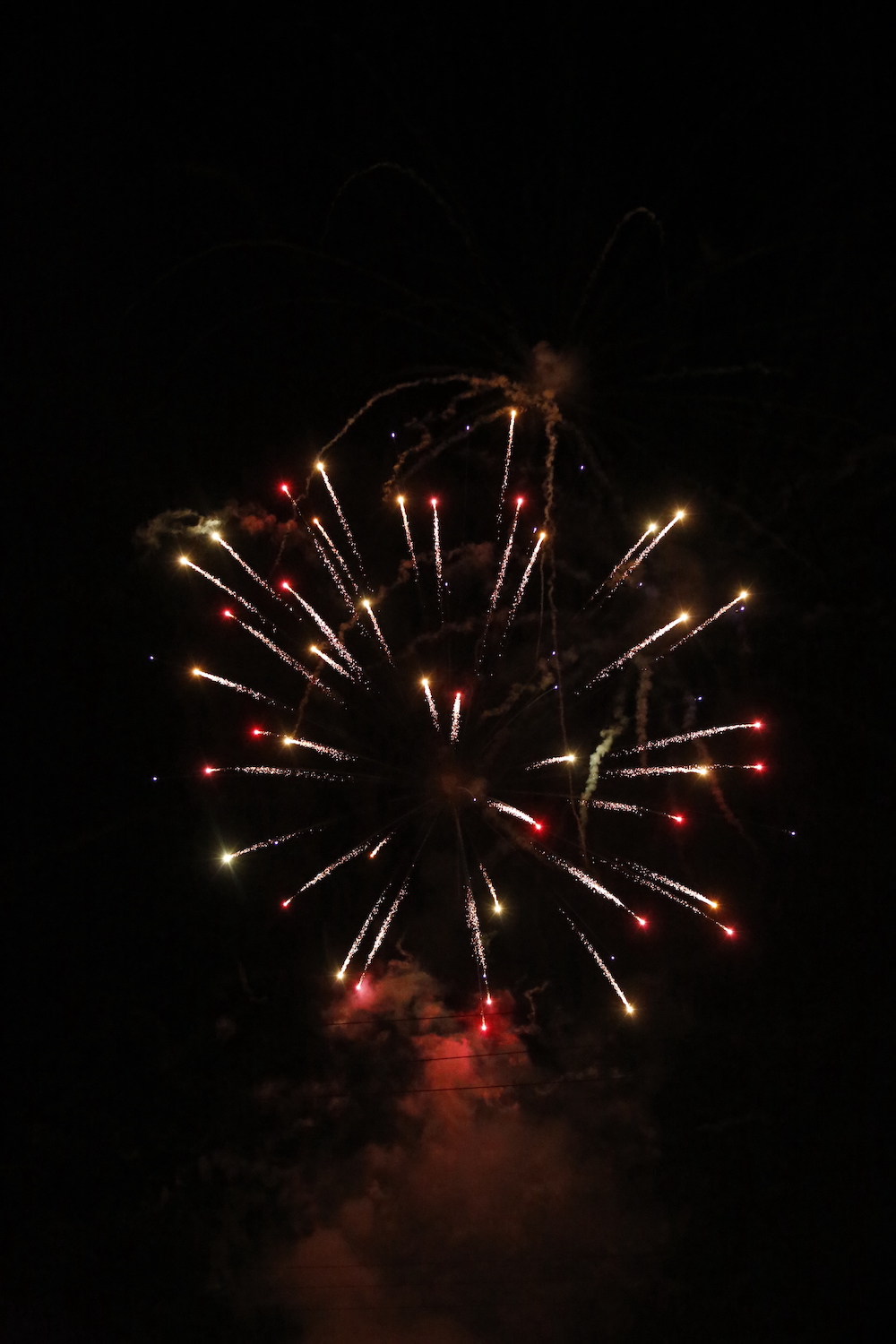 A man standing next to some ropes and a horse.