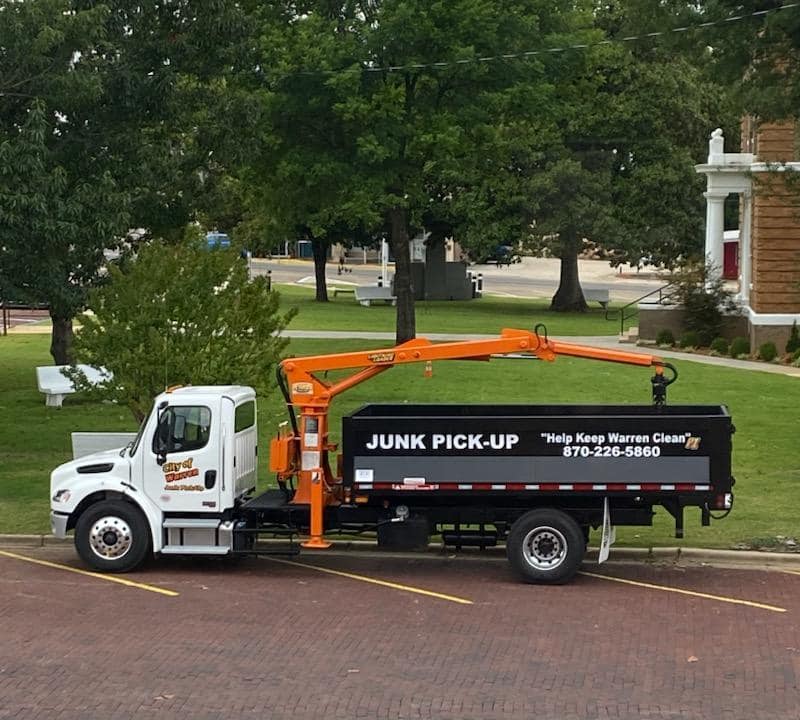 City of Warren’s Sanitation Department Showcases New Signage on Boom Loader Truck