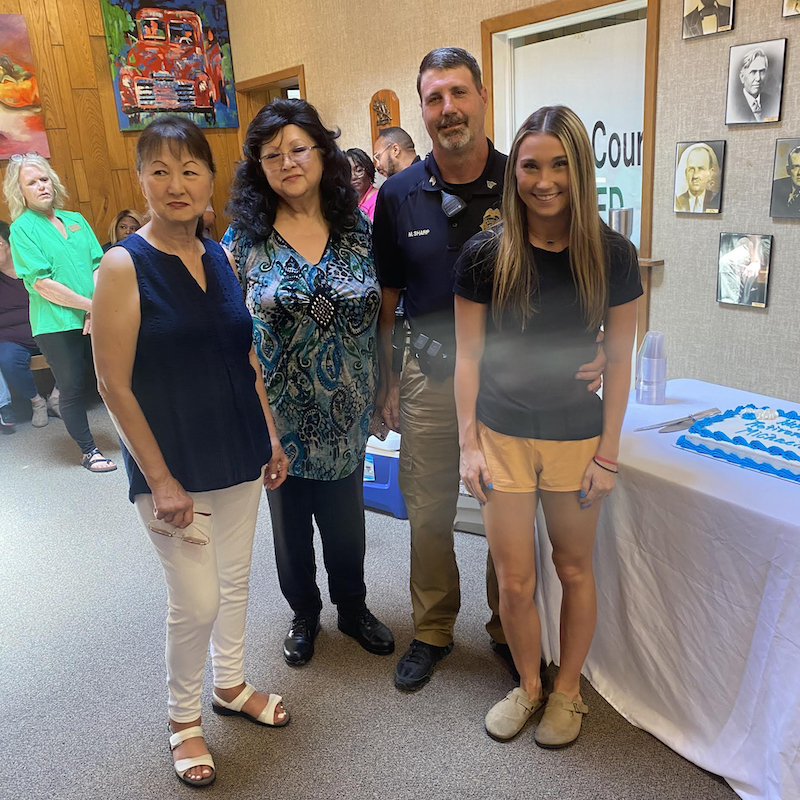 Warren Police Officer Michael Sharp Honored at Retirement Reception