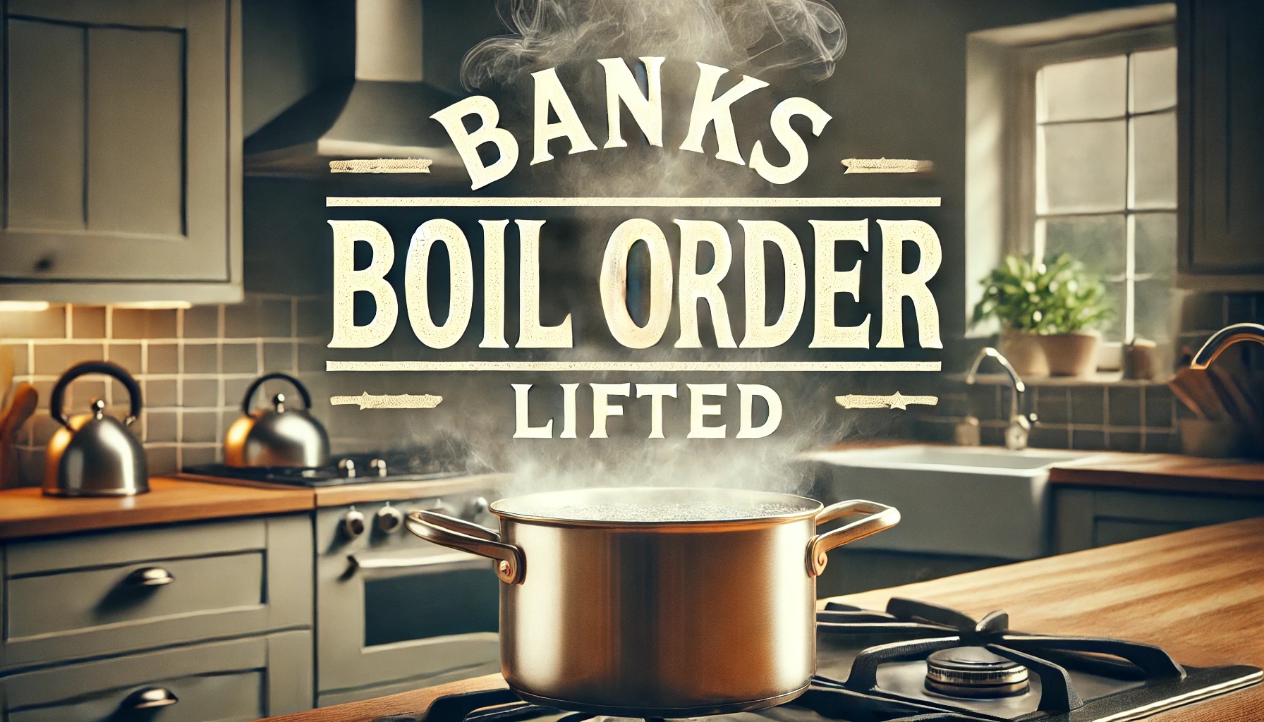 Banks Boil Order Lifted