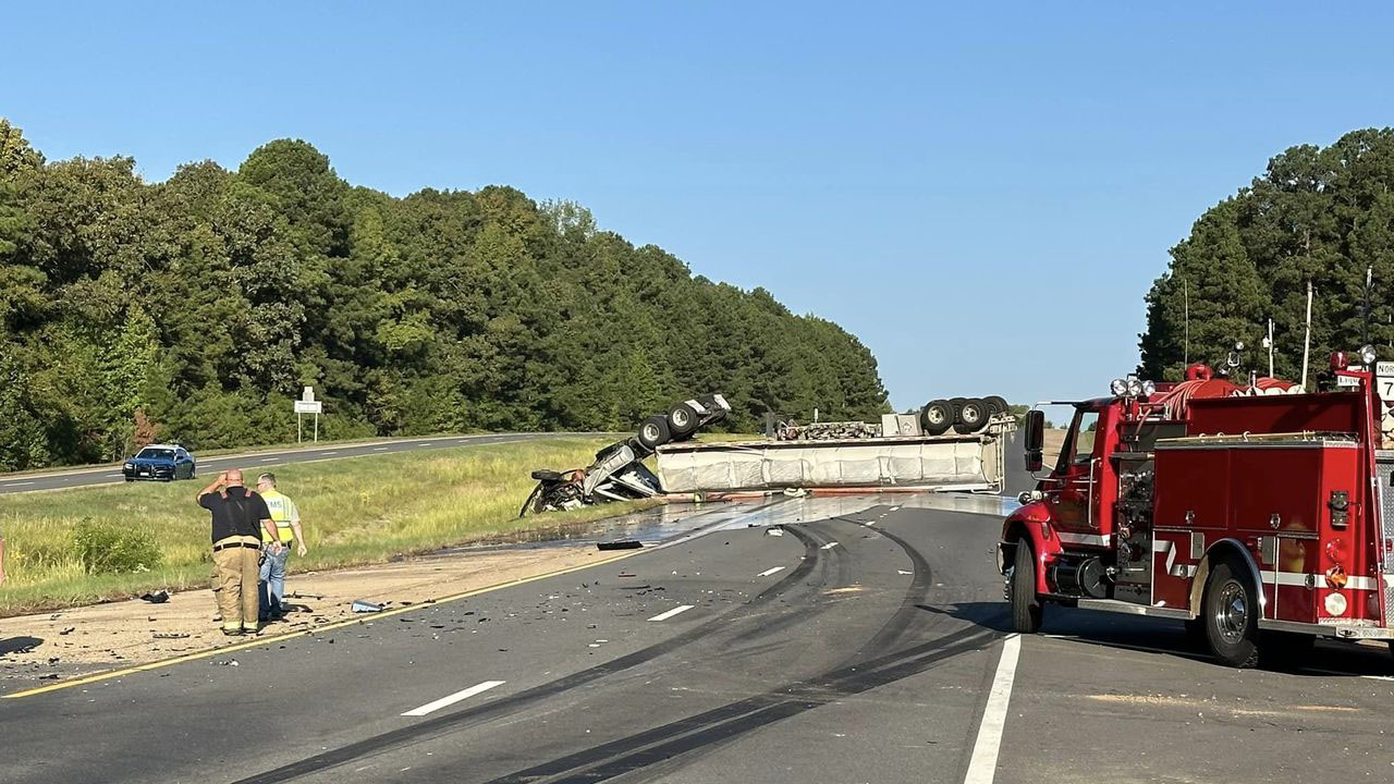 Fuel Truck Accident Closes Northbound Lanes on Smackover Highway in Union County