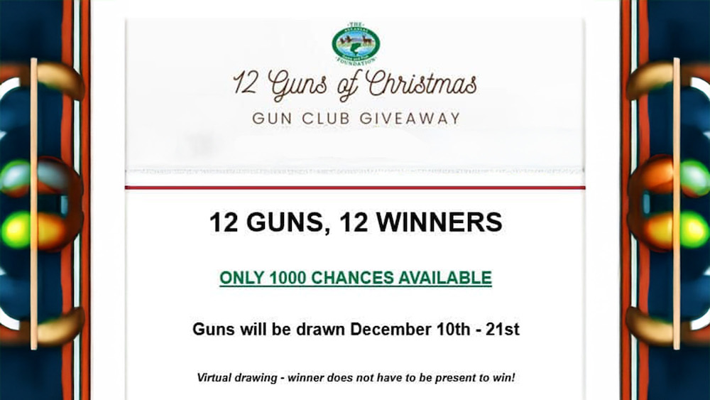 Take a chance on conservation with the AGFF’s ‘12 Guns of Christmas’