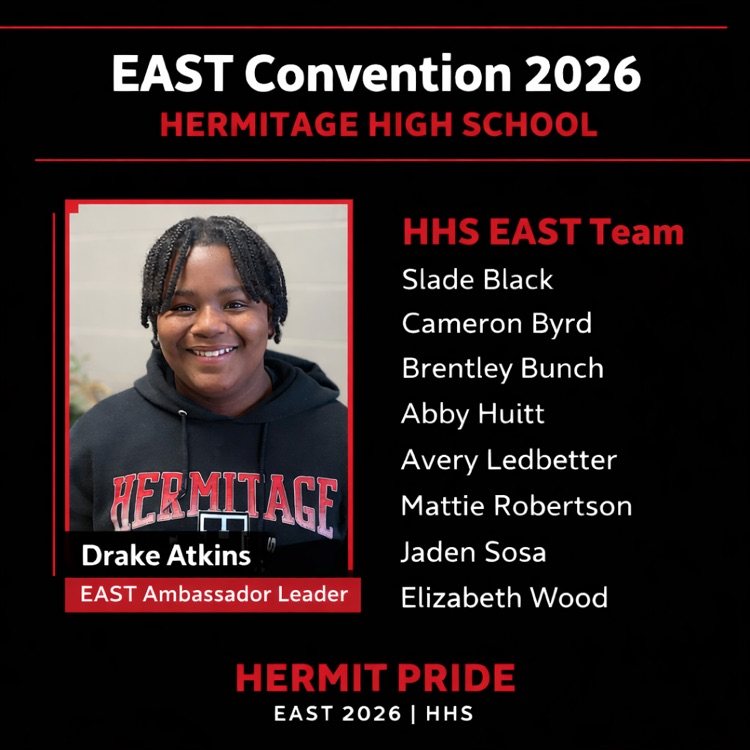 Hermitage High School announces EAST Convention Team for 2026