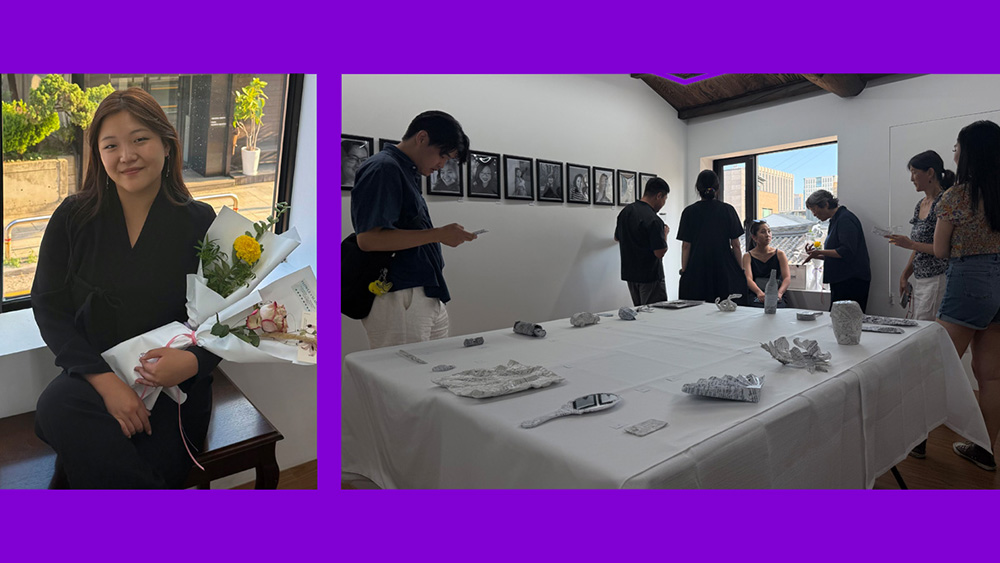 Monticello’s Sydney Fallon presents international art exhibition in South Korea