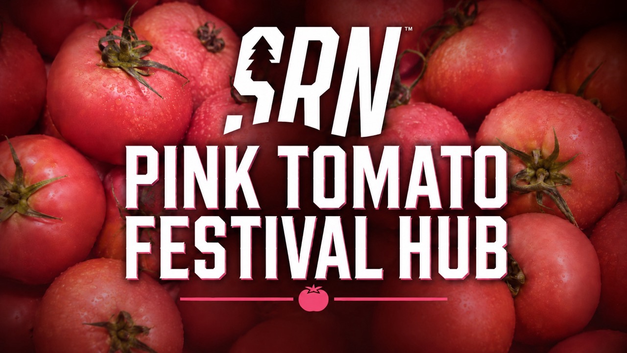 SRN Pink Tomato Festival Hub logo