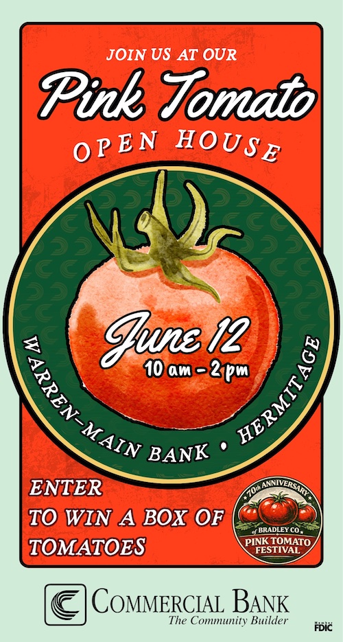 Commercial Bank Pink Tomato Open House at the Pink Tomato Festival