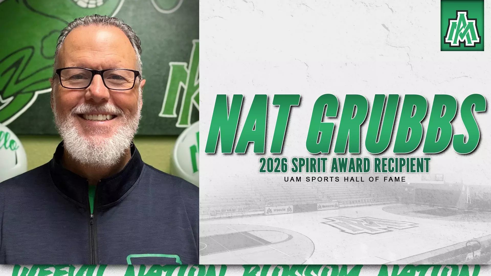 UAM Athletics Announces 2026 Spirit Award Winner