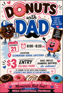 Donuts with Dad 2026-2027
